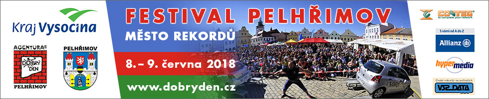 Podporujeme festival Pelhřimov – město rekordů