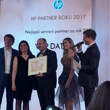 Ocenění od HP "Nejlepší servisní partner za rok 2017"
