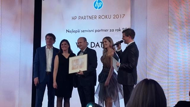 Ocenění od HP "Nejlepší servisní partner za rok 2017"